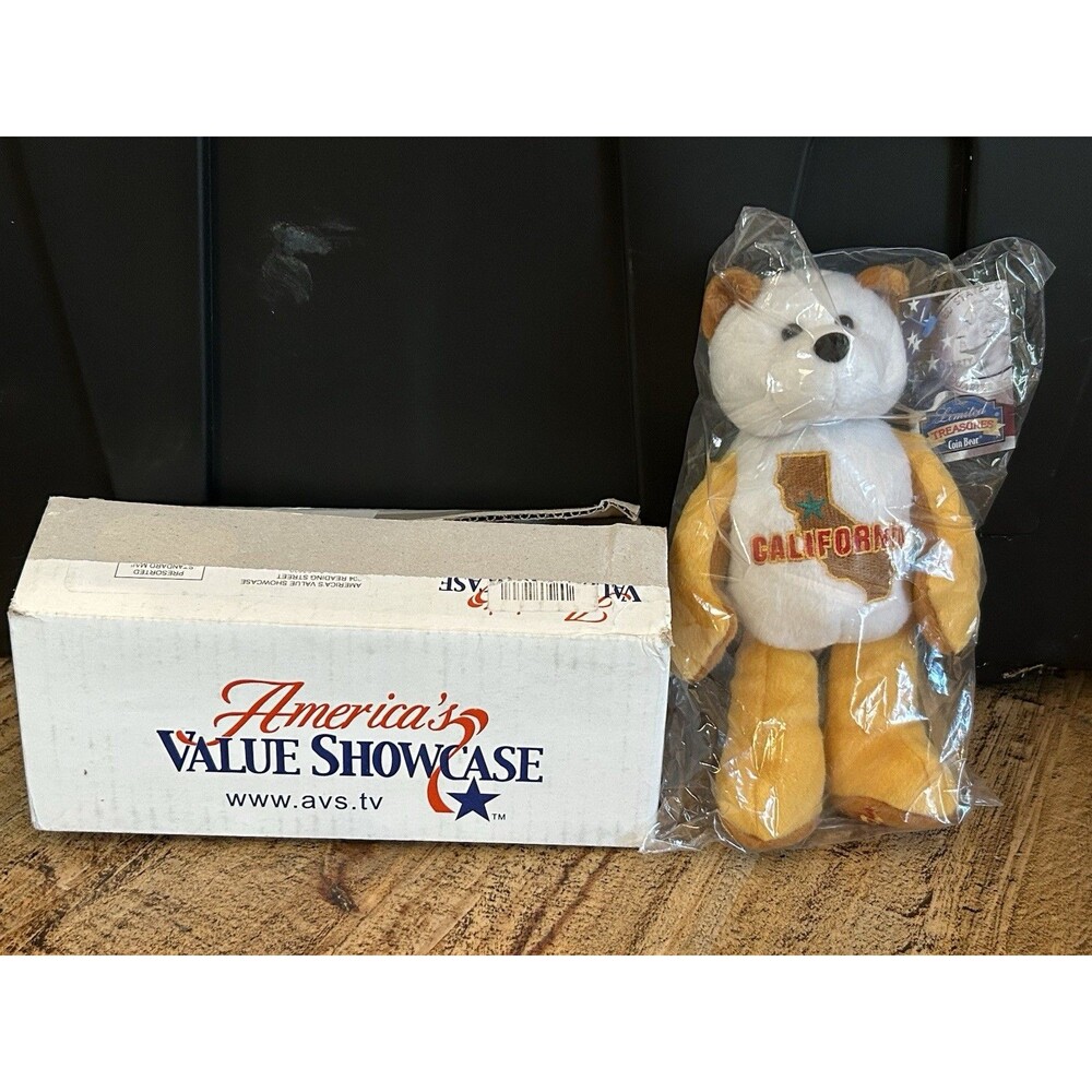 Limited Treasures California State Quarter Coin Bear 2005 Sealed NWT AVS Box
